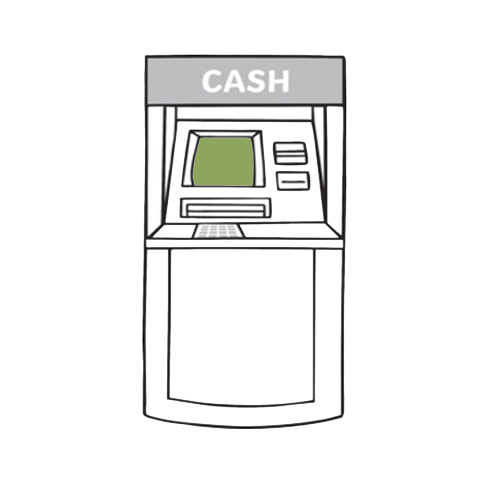 ATM Cover In 600D Polyester With Zipper on Left Side